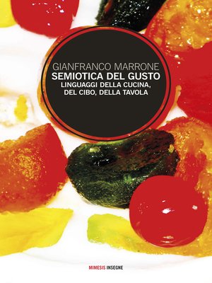 cover image of Semiotica del gusto